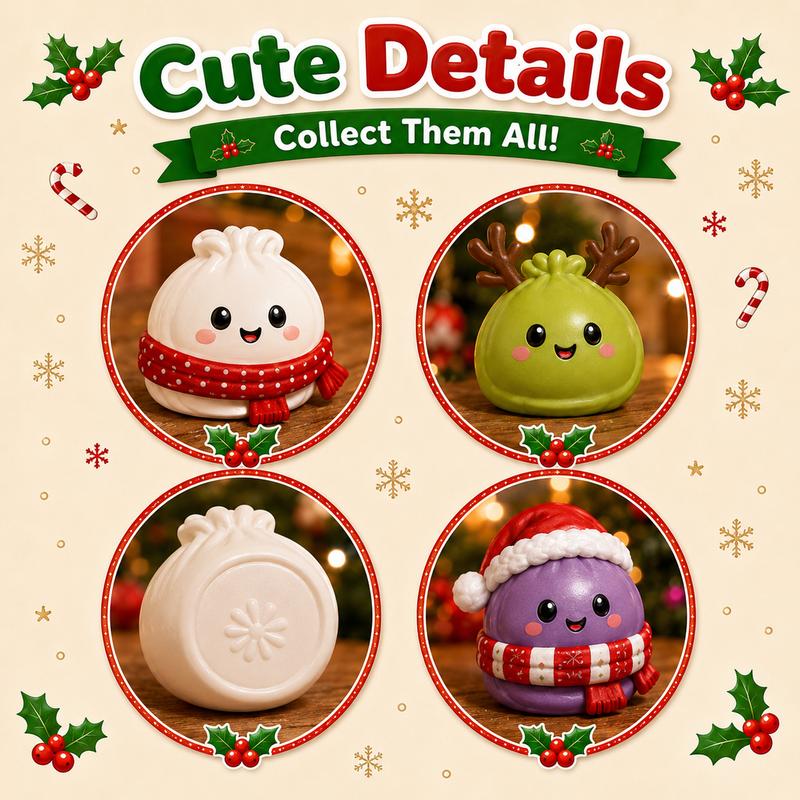 Christmas Dumpling Squishy Advent Calendar 2026 24 Day Countdown Mystery Box Slow Rising Squeeze Sensory Fidget Surprise Gift
